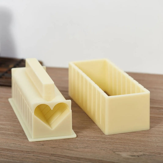 Heart-shaped sushi molds